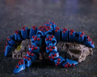 3D printed articulated starfish flexi fidget sensory toy for adhd- the perfect desk companion and gift