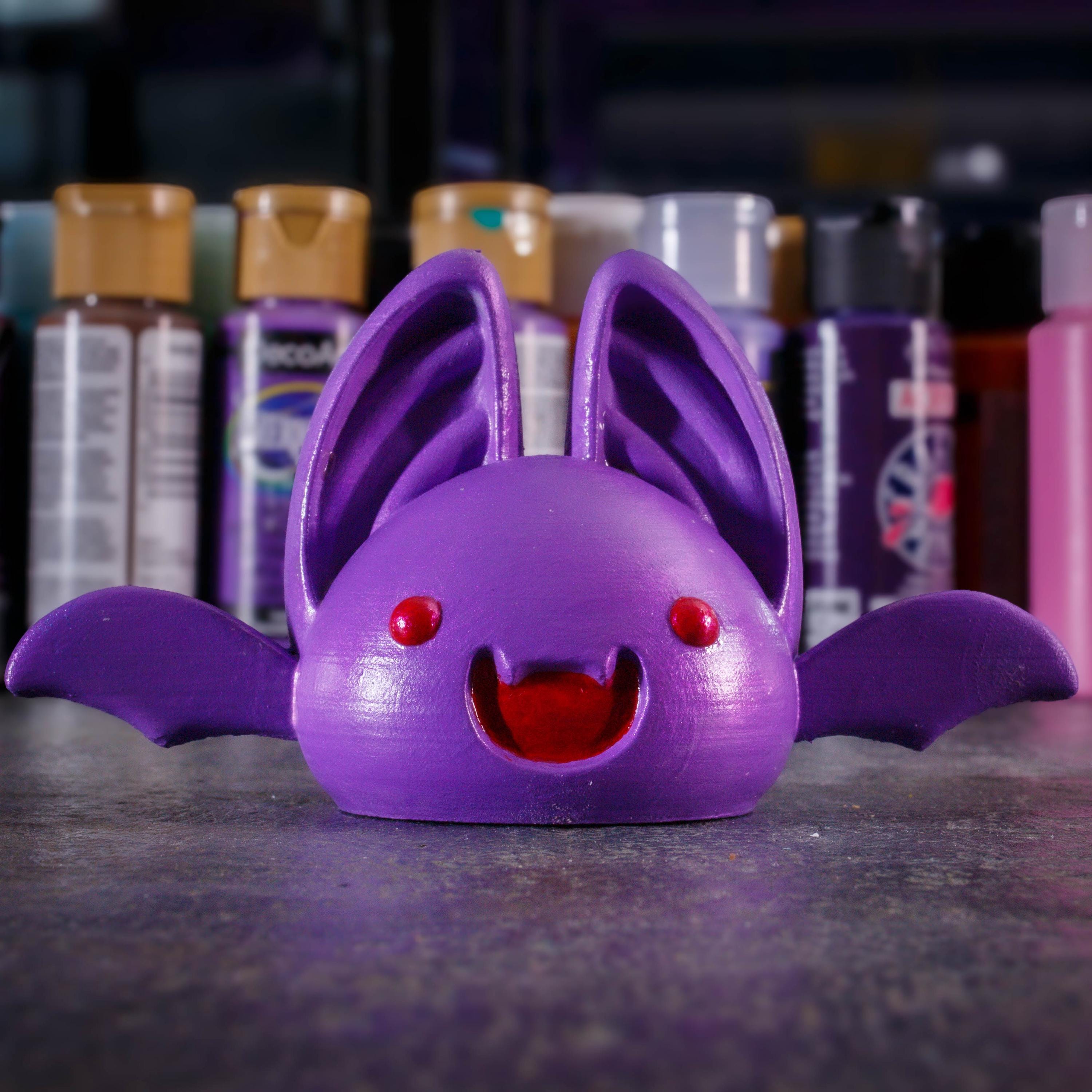 Slime Ranch Batty Crystal 3D Printed Batty Slime From Slime Rancher- Hand Painted Slime Figures ...