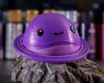 3D printed dervish slime from slime rancher- hand painted slime figures for cute decor