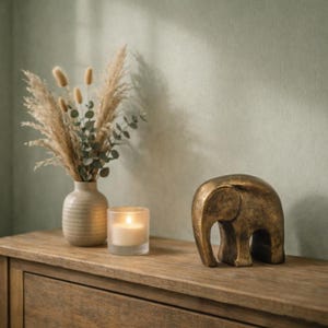 Urn Olifant - Kleur Antiek Goud