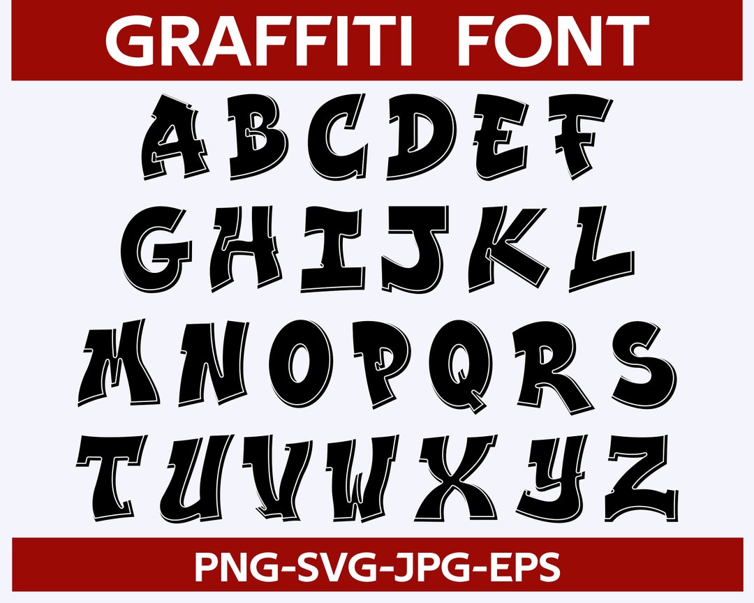 Dripping Graffiti Font: Bubble Style (digital Download) - Etsy