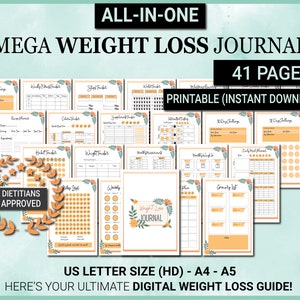 Gewichtsverliesdagboek | Gewichtsverlies afdrukbaar | Gewichtsverliesdagboek | Gewichtsverlies | Gewichtsverliesgrafiek | Gewichtsverlies digitaal | Calorie-tracker