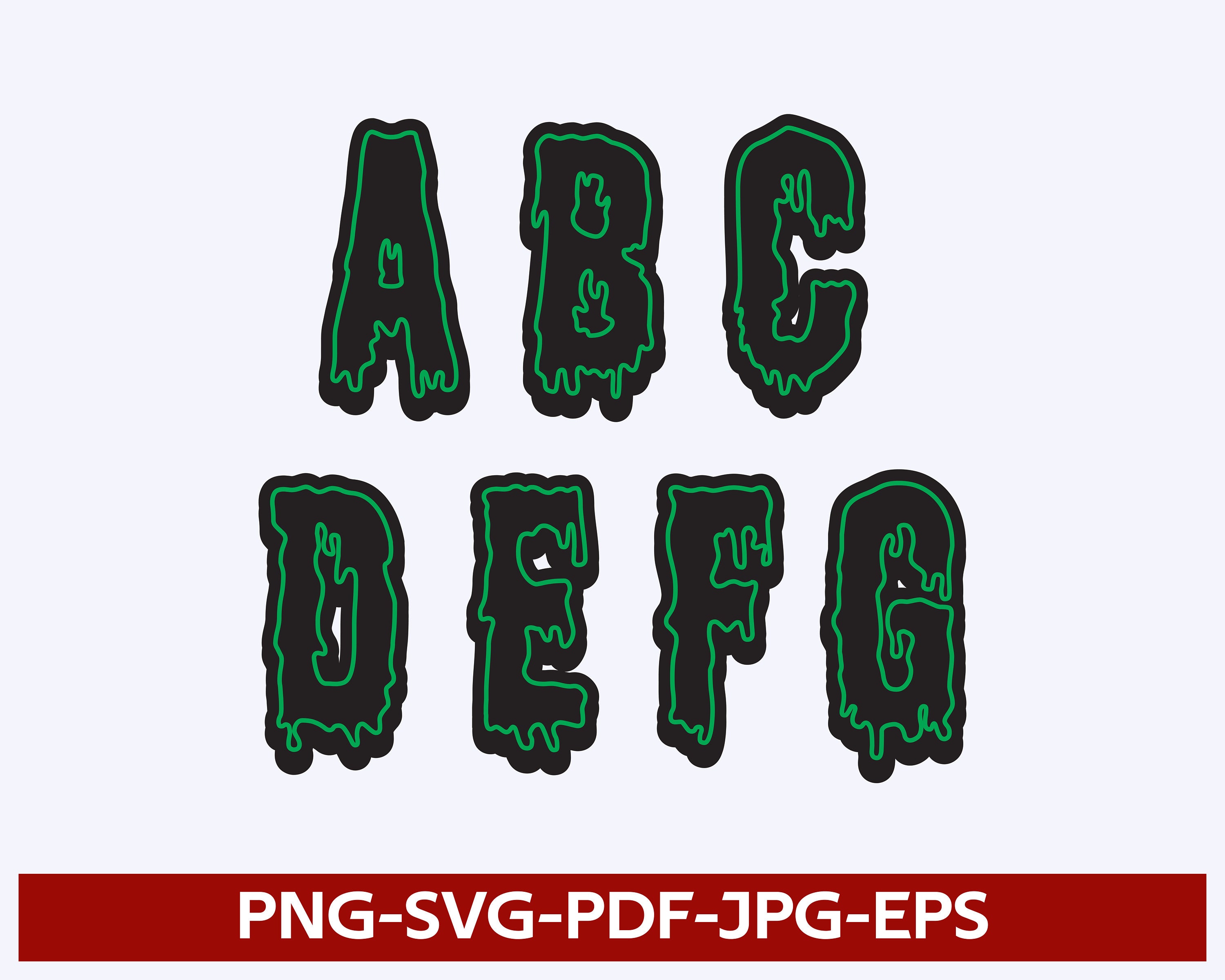 Dripping Font Graffiti Font Bubble Font Bubble Fonts Graffiti Alphabet ...