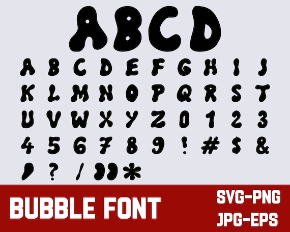 Bubble Letters Retro