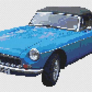 MGB Auto Kreuzstich Digitaler Download