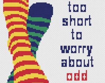 Life's Too Short Cross Stitch Digital Download