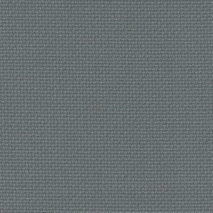 Könnte beinhalten: Nahaufnahme eines grauen Stoffes mit einem strukturierten, gewebten Muster. Der Stoff hat eine gleichmäßige Farbe und Textur über die gesamte Oberfläche. Das Gewebe erzeugt ein subtiles gitterartiges Aussehen, geeignet für verschiedene Textilanwendungen.