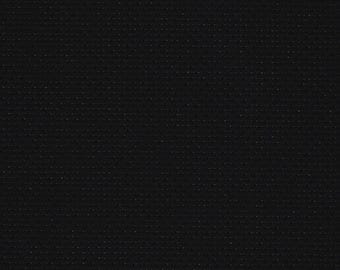 Zweigart Black (720) 14 Count Aida Cross Stitch Fabric - various size options