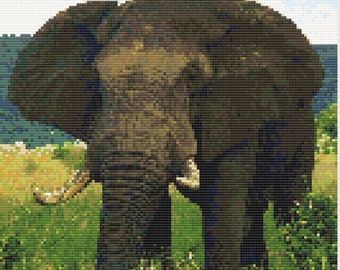 Digitale download olifant kruissteek