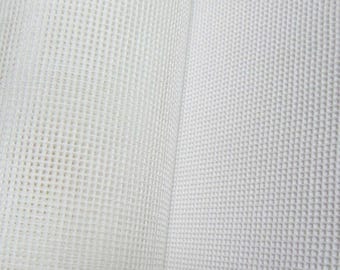 White 10 Count Zweigart Interlock Mono Tapestry Canvas - various size options