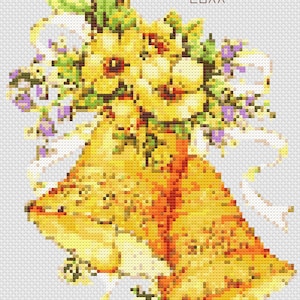 Gouden huwelijksverjaardag klokken digitale download kruissteek