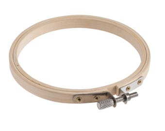 Bamboo Hoop 4, 5, 6 or 8 inch for embroidery craft display by Trimits