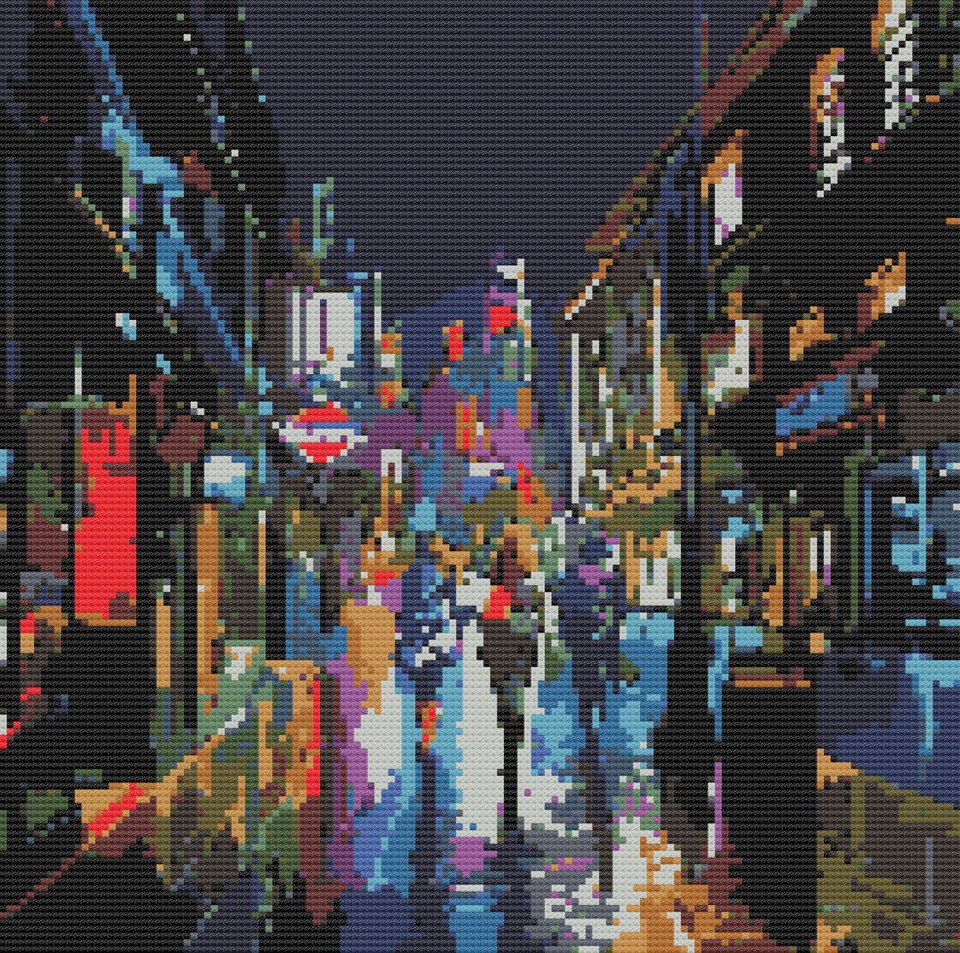 City Street Cross Stitch Digital Download - Etsy