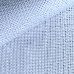 Tessuto per punto croce Aida Zweigart Lightest Palest Blue 14 Count - varie opzioni di dimensioni