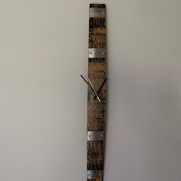 Barrel Stave Wall Clock