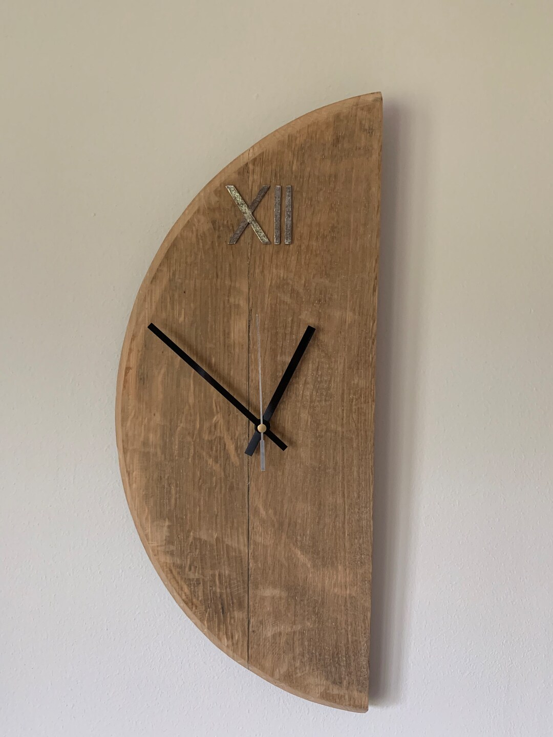 Whisky Barrel Top Clock Etsy