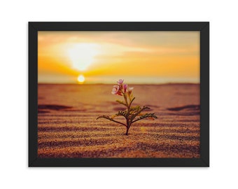 Playa del Rey Beach Framed Print, California Sunset, Coastal Wall Decor
