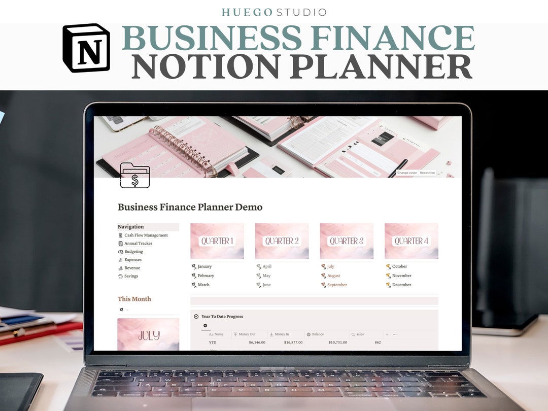 Notion Template Business Planner Digital Budget Finance Tracker Notion ...