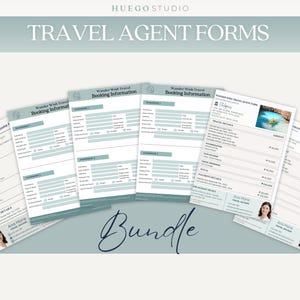 Reisbureau Formulieren Bundel Offerte Bureau Zakelijk Creditcard Formulieren Aanvraag Reisboeking Aanvraag Informatie Factuur Bewerkbare Canva-sjabloon