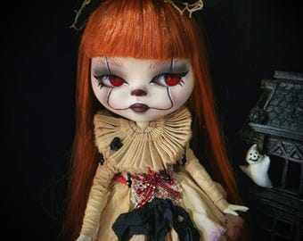 Lucia-Shadow guardian-Trickster spirit-Custom Blythe doll-Hauntedluna333