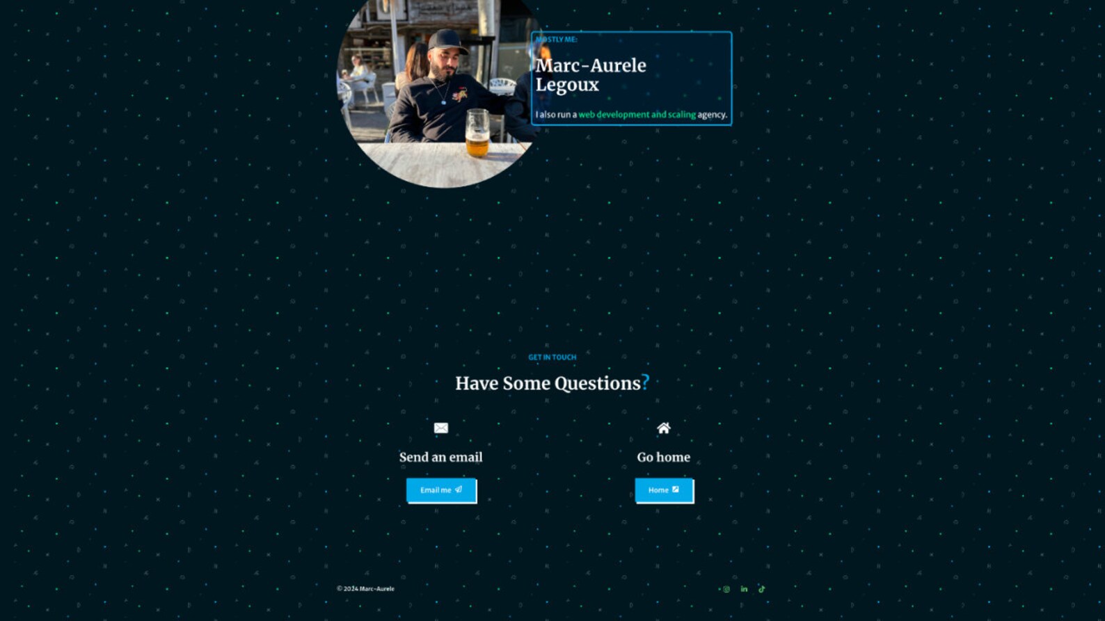 Responsive Elementor Pro Landing Page Template | About Me Single Page ...
