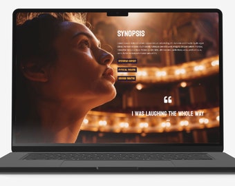 Responsive Ready Made Elementor Pro Template for Sale | One Click Upload to Elementor Pro | Personal Portfolio Landing Page