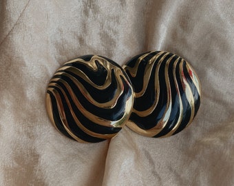 BALENCIAGA VINTAGE OORBELLEN, jaren '80