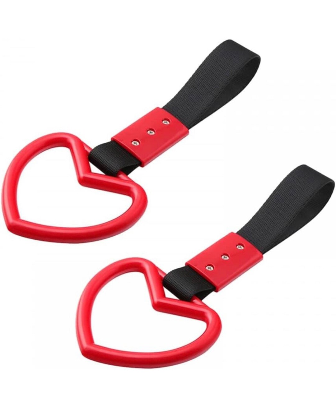 2pcs Heart Steering Wheel Red JDM TSURIKAWA Ring Subway Train Etsy