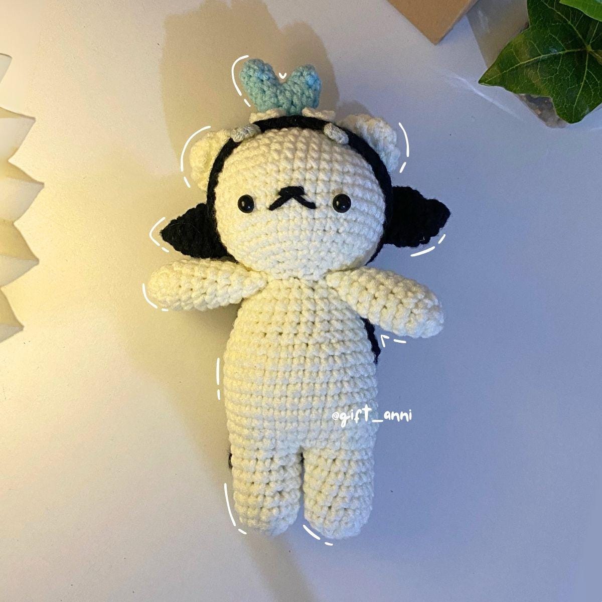 Polcasan GMM Mascot Keychain: Crochet Handmade GMMTV Amigurumi