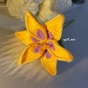 PDF-haakpatroon Rapunzelbloem - Rapunzel Magic Sundrop Flower - Boeket bloemen