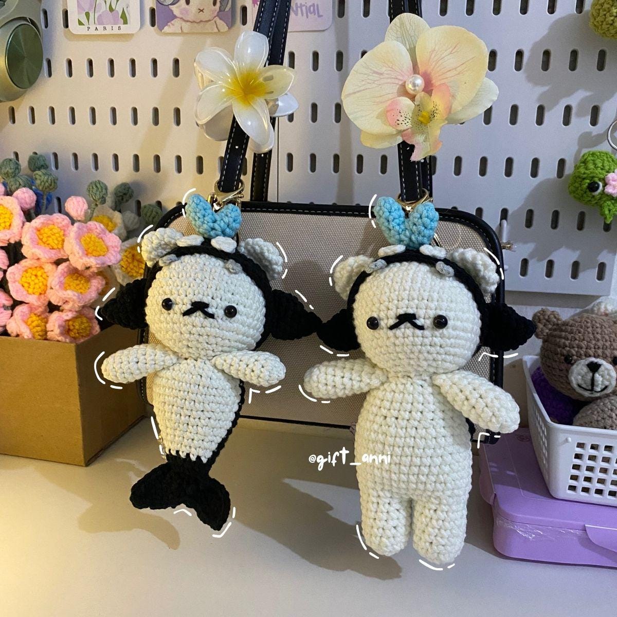 Polcasan GMM Mascot Keychain: Crochet Handmade GMMTV Amigurumi