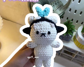 Polcasan Mini Plush Keychain - Crochet Amigurumi (Actual Keychain) Finished Product