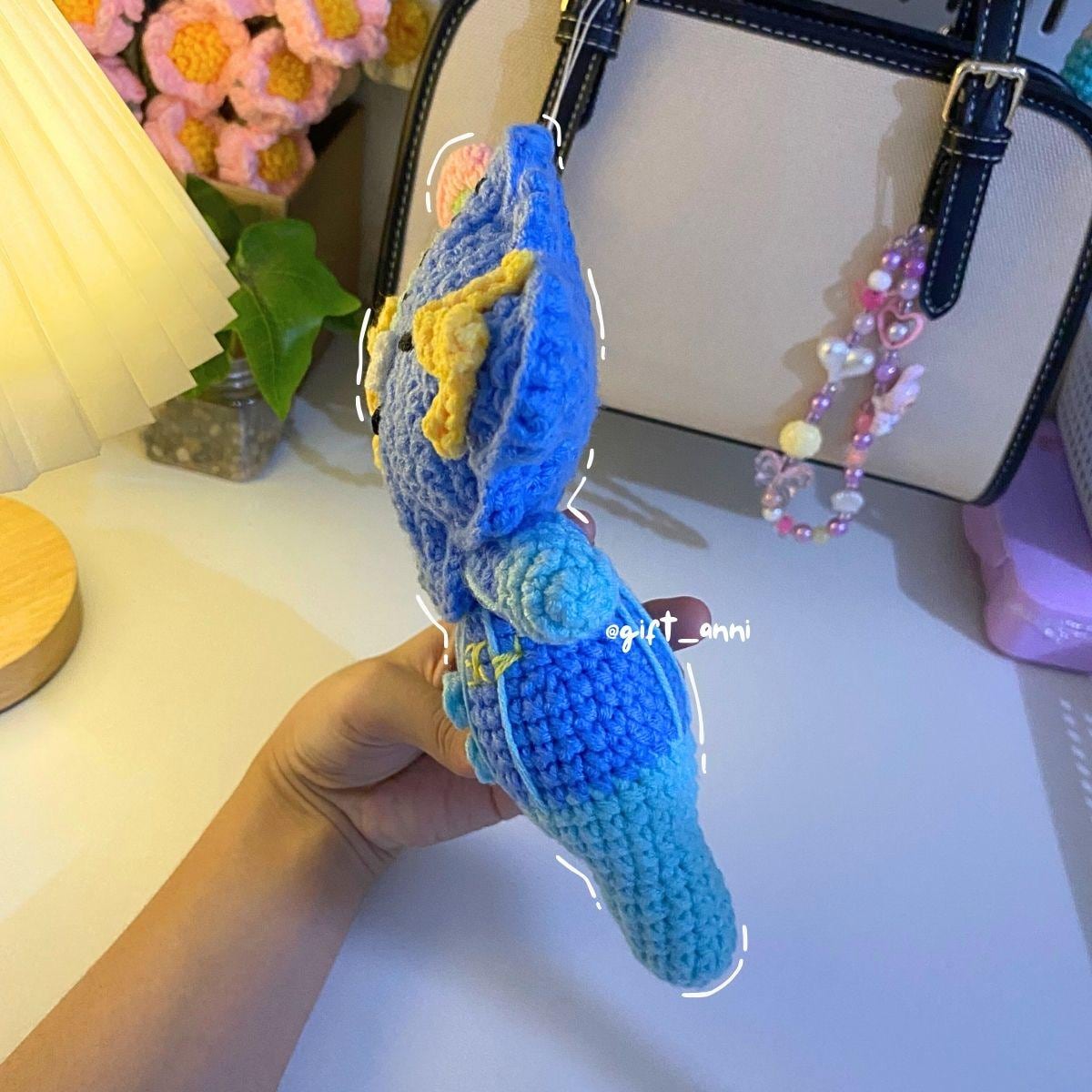 Smyle GMM Mascot Keychain: Crochet Handmade GMMTV Amigurumi