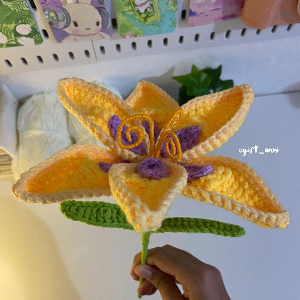 Rapunzel Flower & Pascal Crochet Pattern (PDF Download) - Etsy