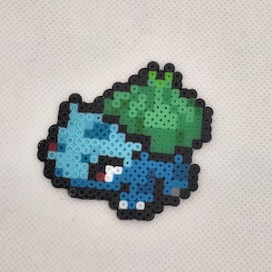 Mini Perler Bulbasaur Keychain