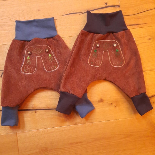 bayrische bestickte Pumphose Gr 68-74/ Lederhosenstyle/ Tracht/