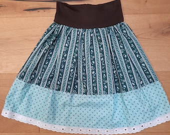 Traditional skirt size 128, children's skirt, dirndl, Bavarian, skirt, spring skirt,