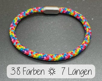 pulsera de cuerda de navegación marítima | 6mm | grabado personalizado | Pulsera hombre mujer surfista pareja amistad regalo cumpleaños despedida