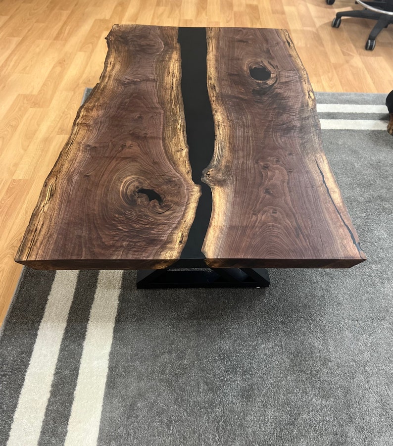Custom Epoxy Table/live Edge Table/river Table/slab Etsy