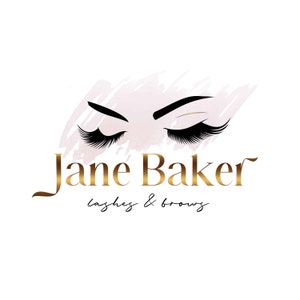 Lash Logo, Makeup Artist Logo, Eyelash Logo, Lash Extensions Logo, Lash Technician Logo, Beauty Salon