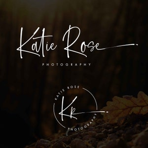 Photography Logo, Premade Watermark Logo, Minimalist Logo, Business logo,   Calligraphy Logo, Logo Branding