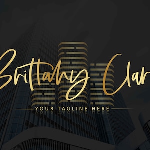 Premade Realtor Logo Design | Premade Logo Design | Real estate Logo | Gold Real Estate Logo | Signature Logo | Luxury logo | house key logo