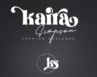 Premade Signature Logo Signature Logo Signature Fotografie Logo Stempel logo Blogger Logo Kalligrafie Handgeschreven Logo Realtor| Initialen