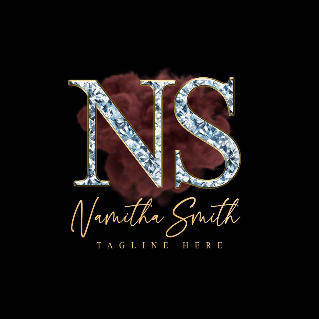 Silver Glitter Sparkle Logo, Brow Logo, Beauty Logo, Boutique Logo