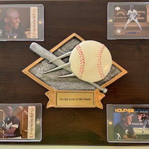 Michael Jordan Collection, Quality 12 by 15 plaque with 3D center insert, Real Upper Deck cards not replica cards. 1994, 95