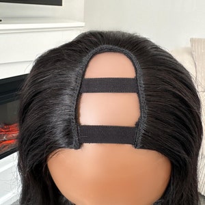 Peruka z włosów ludzkich U Part Body Wave Brazylijska Peruka z włosów ludzkich U Part Glueless Premium 22 cale