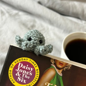 Otis Octopus crochet Bookmark