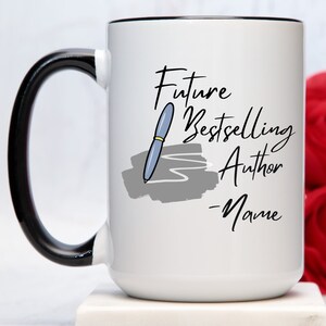 Best Selling Author Future Best Selling Author Mug, Author Mug Personalized, Author Gifts, Author Cup Personalized, Gift For Author