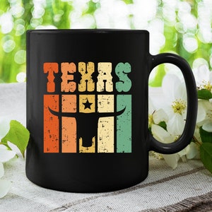 Retro Texas Mug, Someone in Texas Loves Me, Texas Mug,Funny Coffee Mug,Texas Love Mug, Texas State Love, Texas State Mug, Longhorn Texan Mug