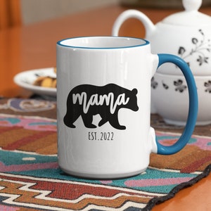 Mama Bear Coffee Mug - Coastal Kitchen Decor - California Seashell Co